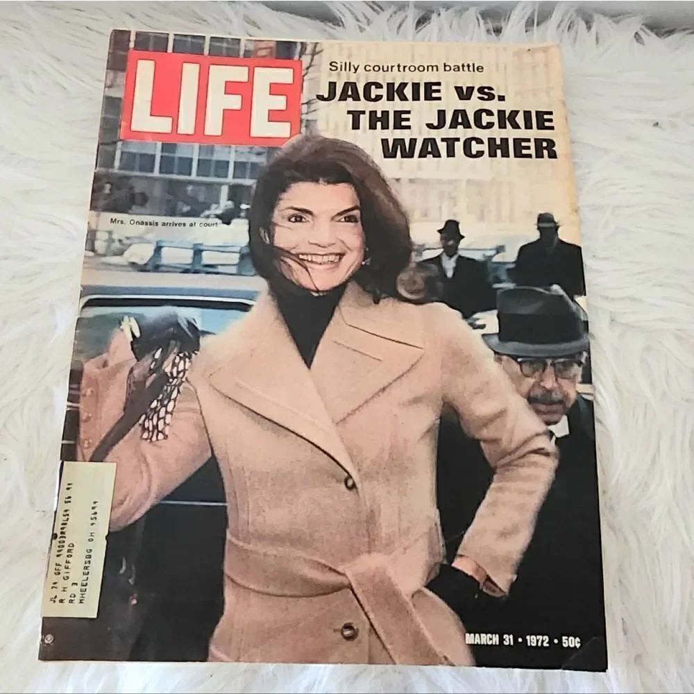 Life magazine Jackie Kennedy March 31, 1972